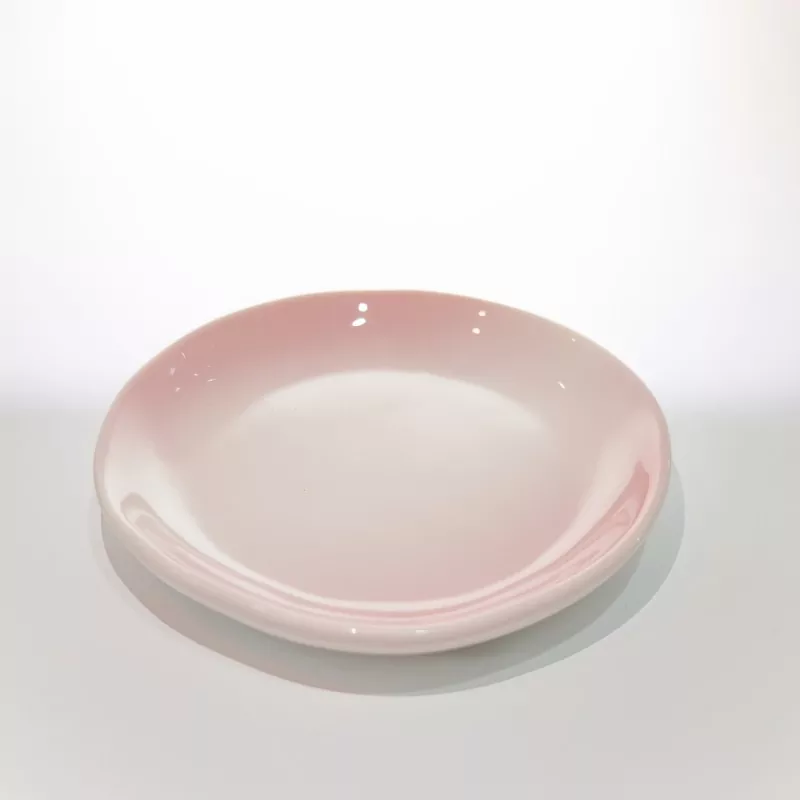 Minimalistisk rund Ombre keramisk mini tallrik Minimalistisk rund Ombre keramisk mini tallrik