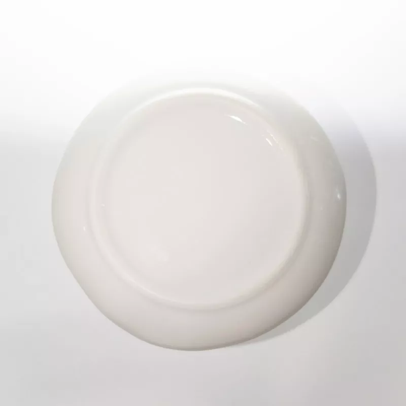 Minimalistisk rund Ombre keramisk mini tallrik