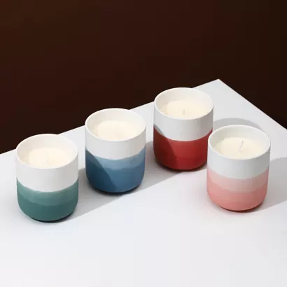 Ombre Keramisk ljushållare