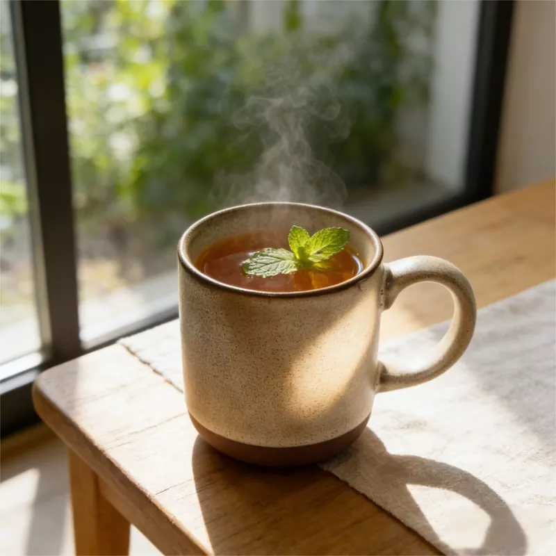 Enkel modern keramisk resemugg